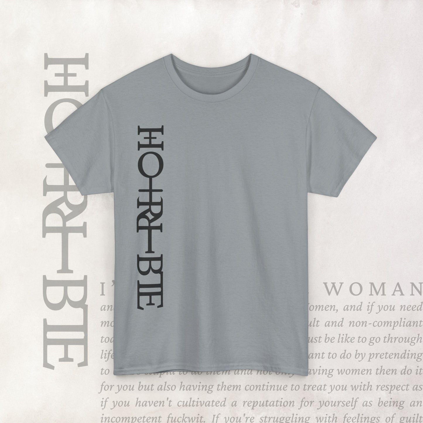 "Cryptically Horrible" - Heavy Cotton Tee