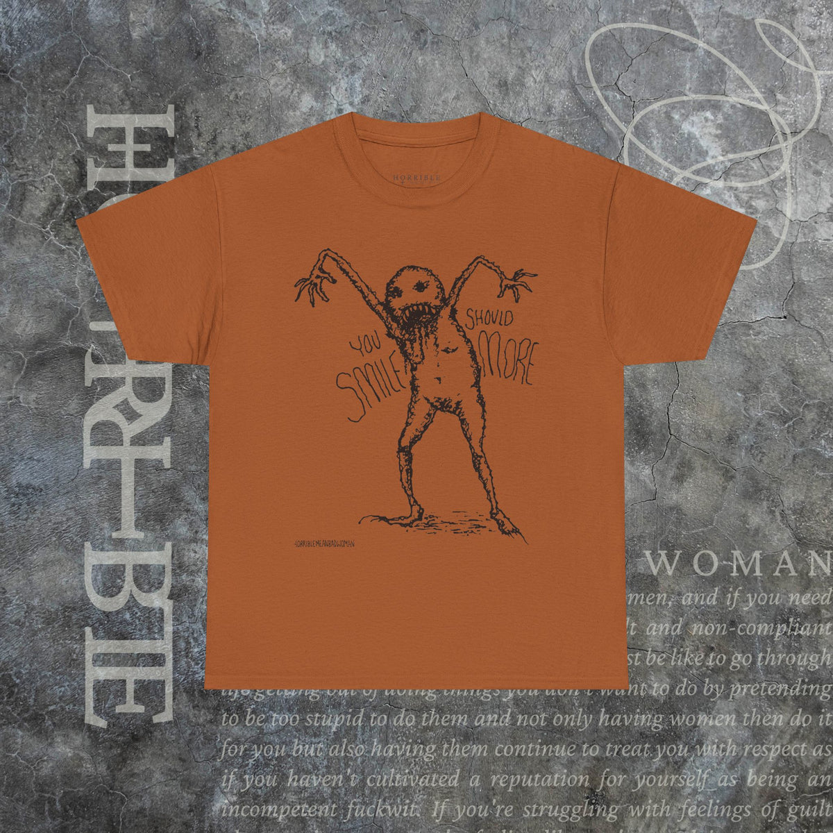 "You Should Smile More" - Heavy Cotton Tee