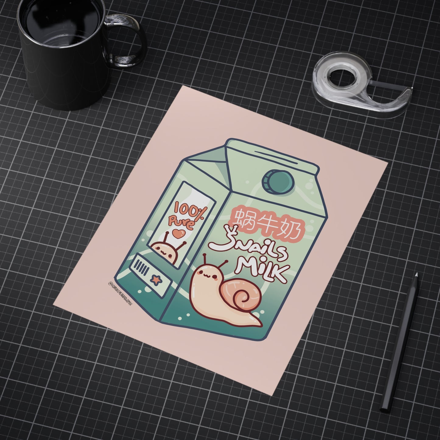 "Snail Milk" - Art Print