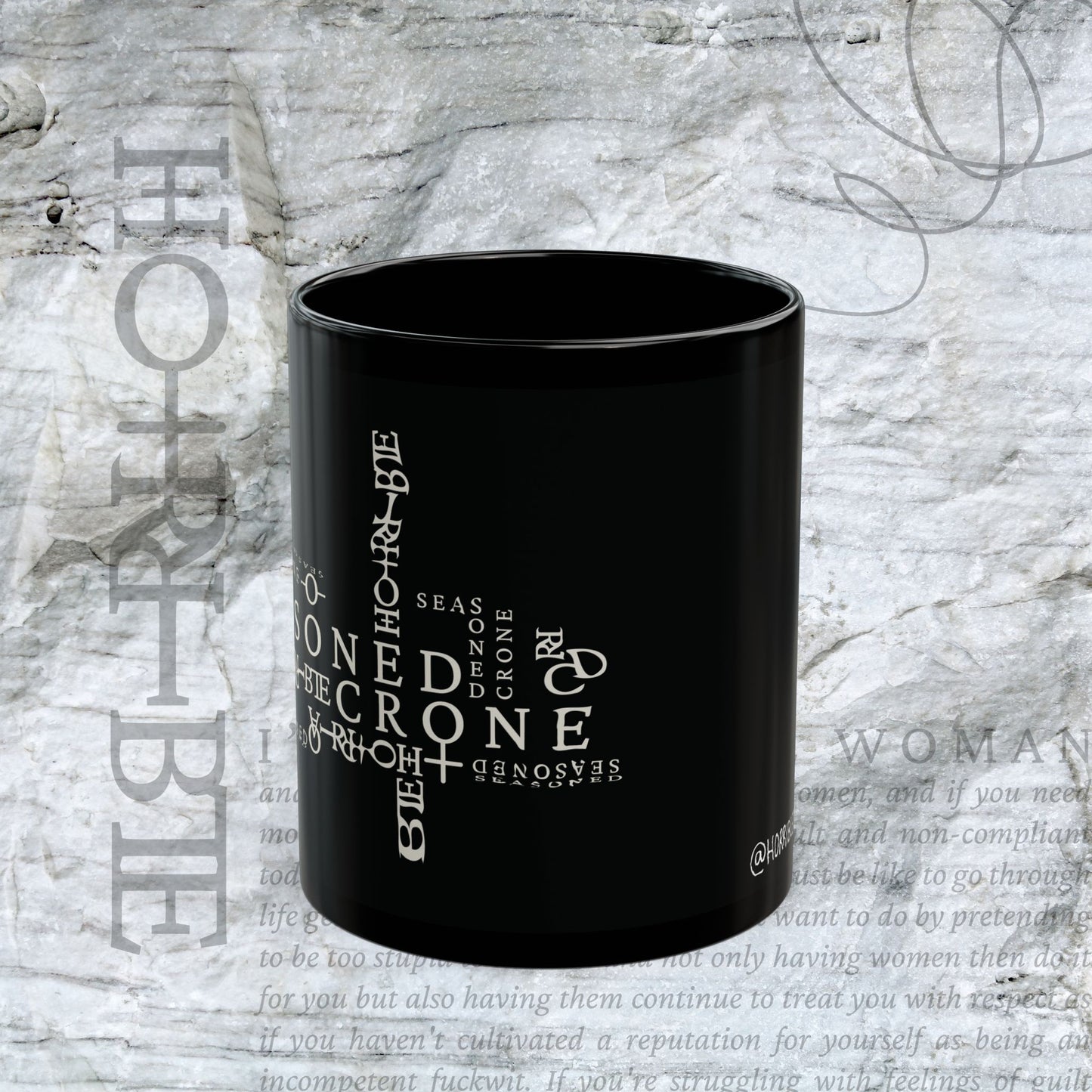 “Seasoned Crone” - Ceramic Mug