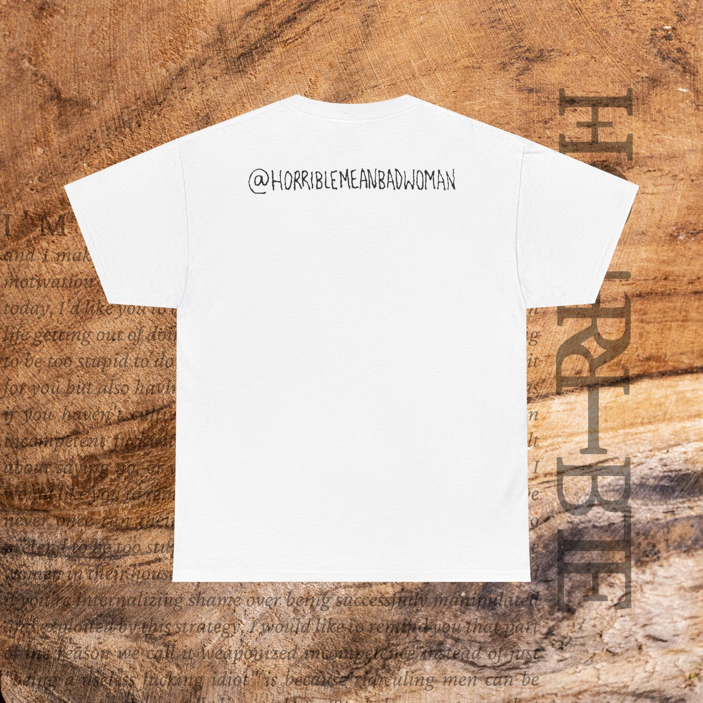 "Internalized Shame/Externalized Anger" - Heavy Cotton Tee