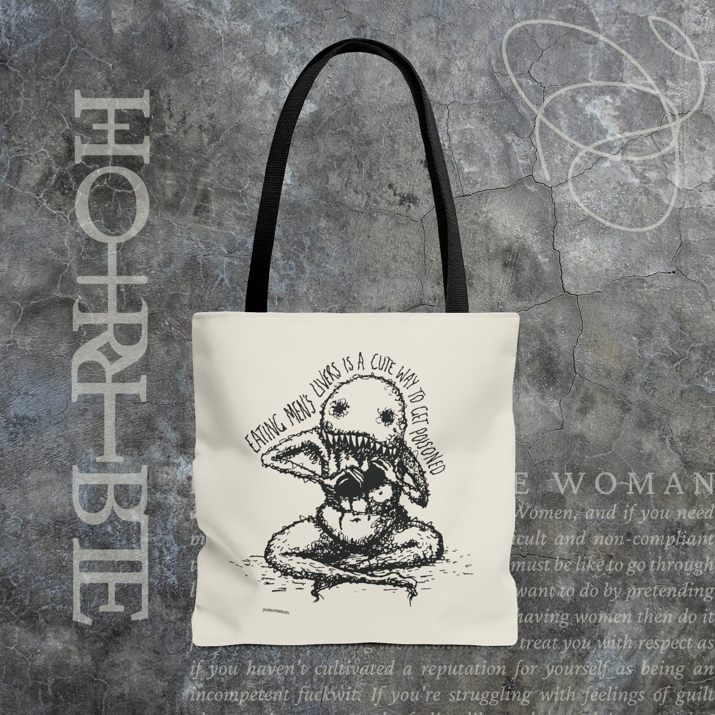 "A Cute Way To Get Poisoned” - White Tote Bag