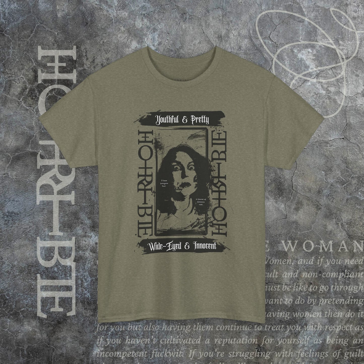 "Wide Eyed & Innocent" - Heavy Cotton Tee