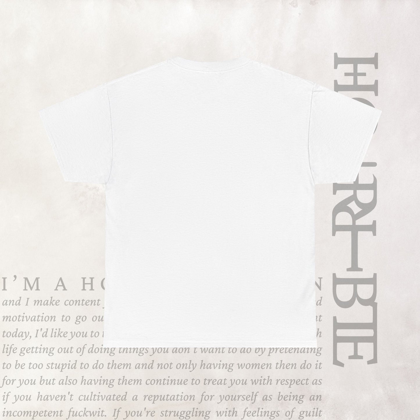 "Cryptically Horrible" - Heavy Cotton Tee