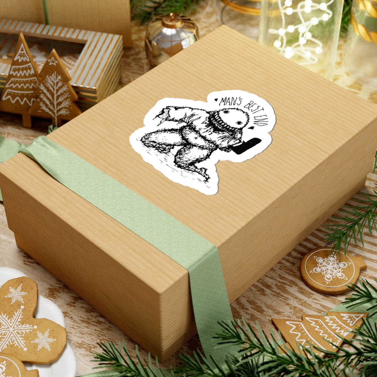 "Man's Best End" - Kiss-Cut Sticker