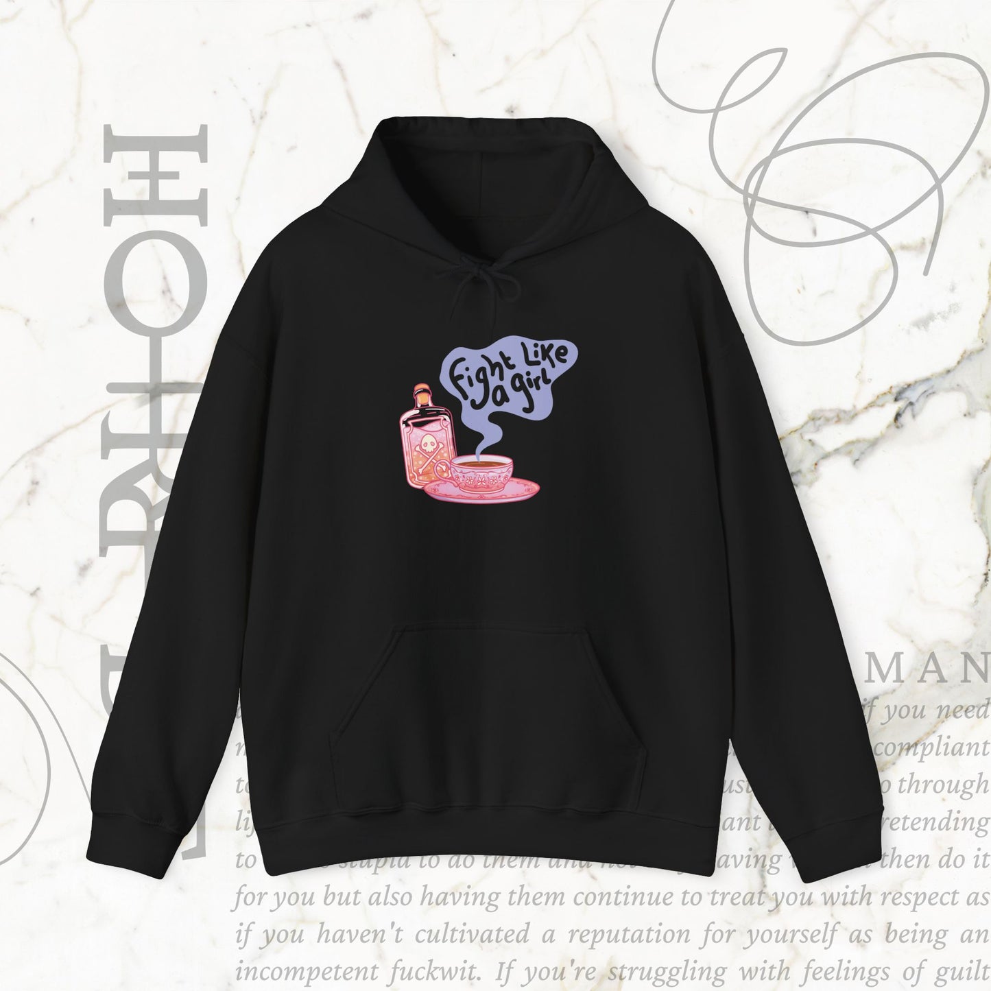 "Fight Like a Girl" - Cozy Hoodie