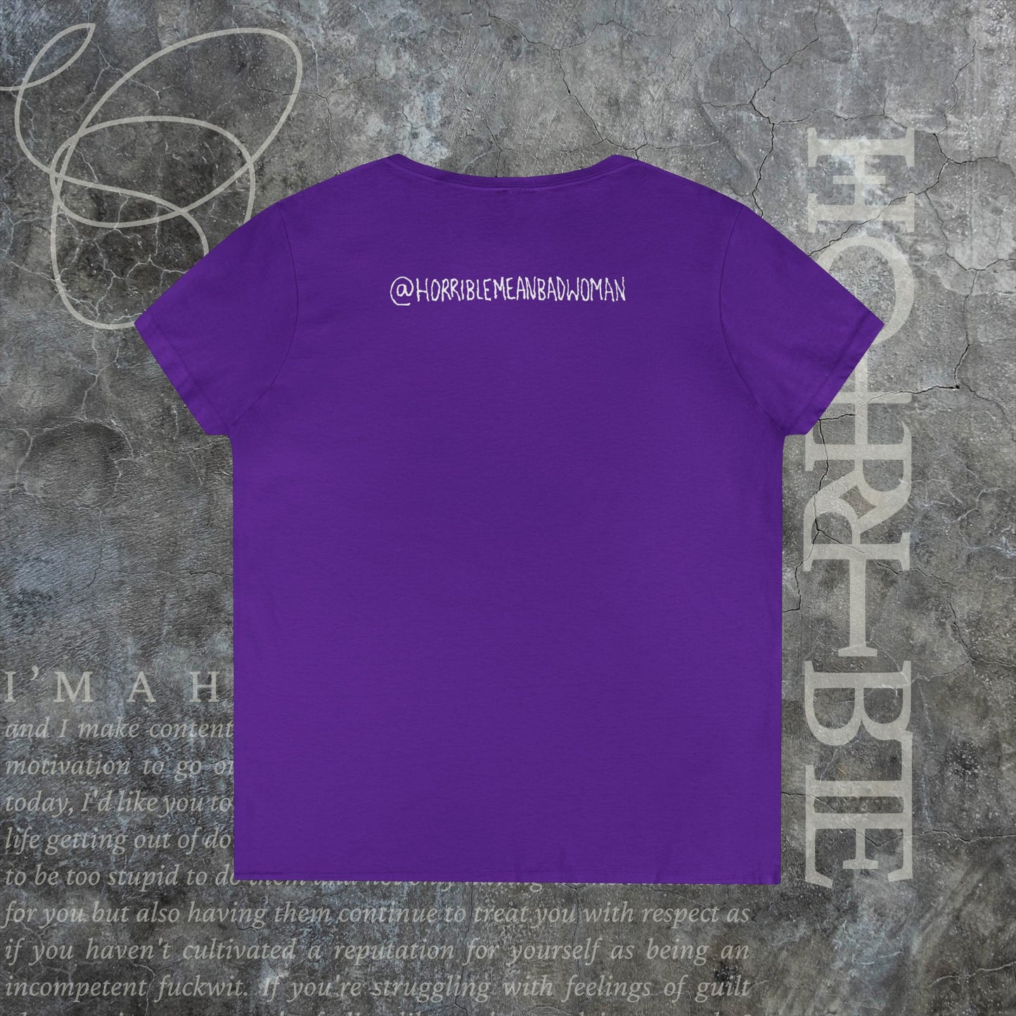 "Cryptically Horrible" - V-Neck T-Shirt