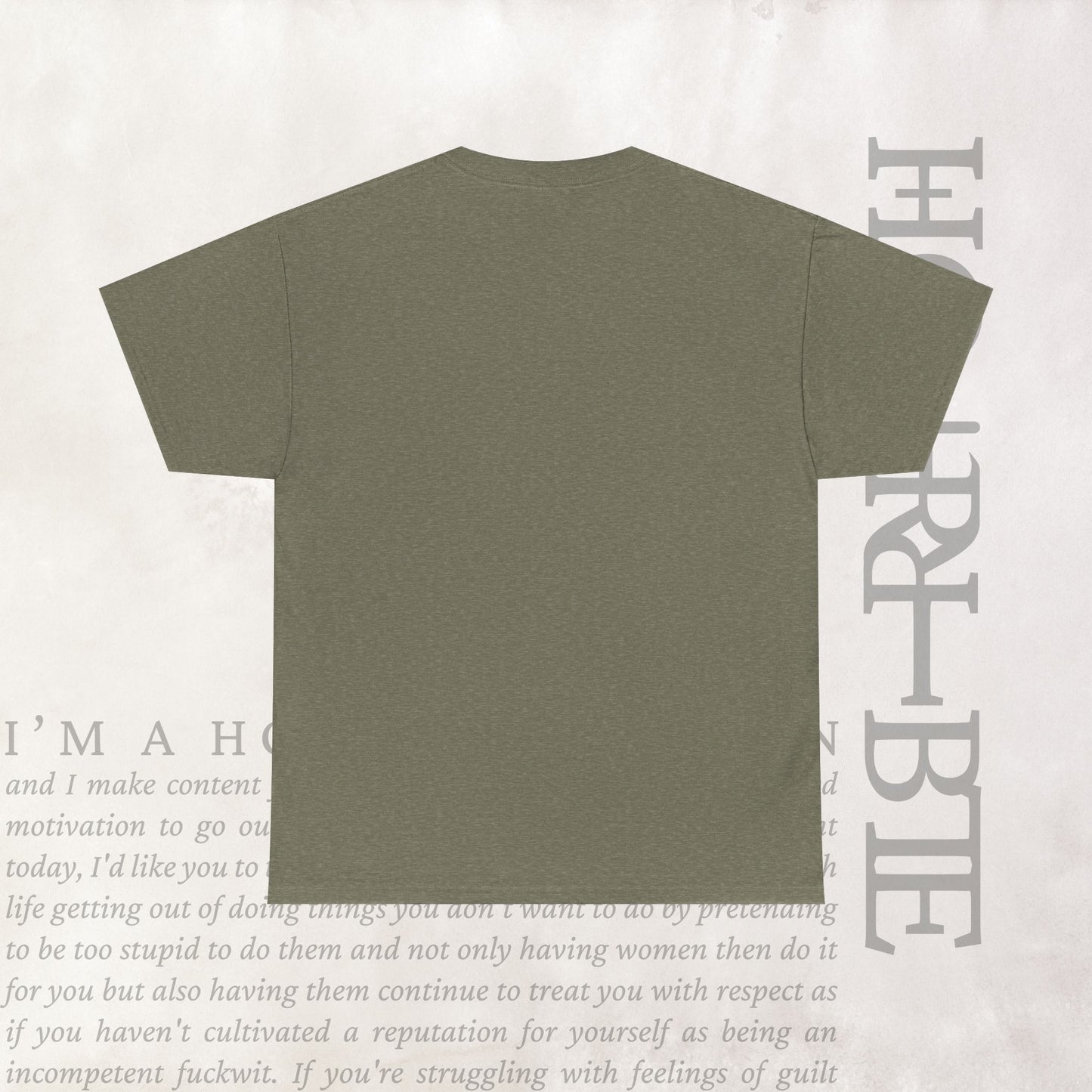 "Cryptically Horrible" - Heavy Cotton Tee