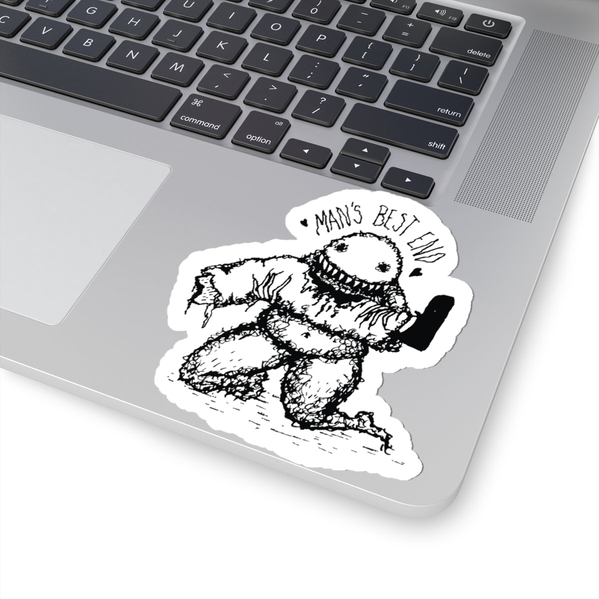 "Man's Best End" - Kiss-Cut Sticker