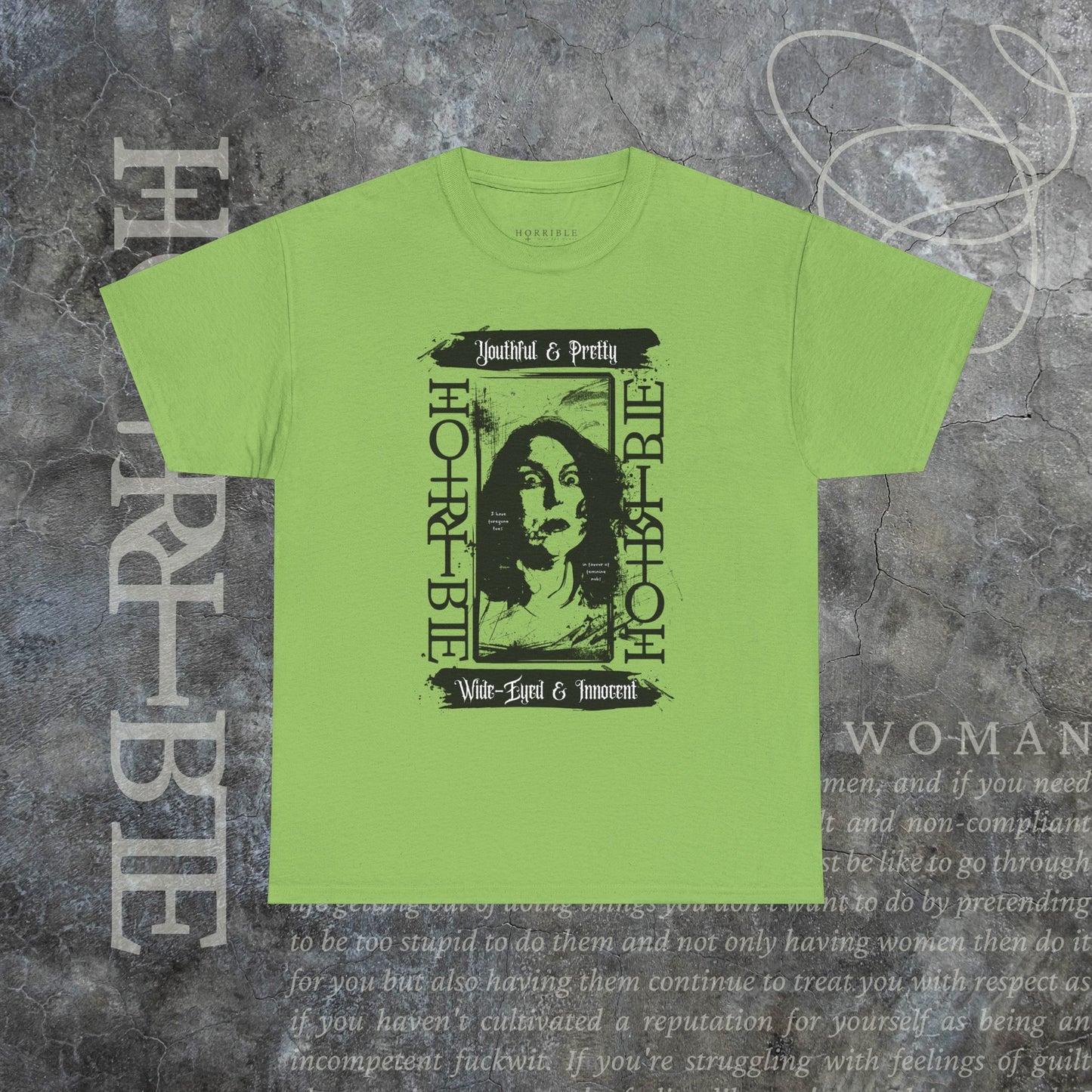 "Wide Eyed & Innocent" - Heavy Cotton Tee
