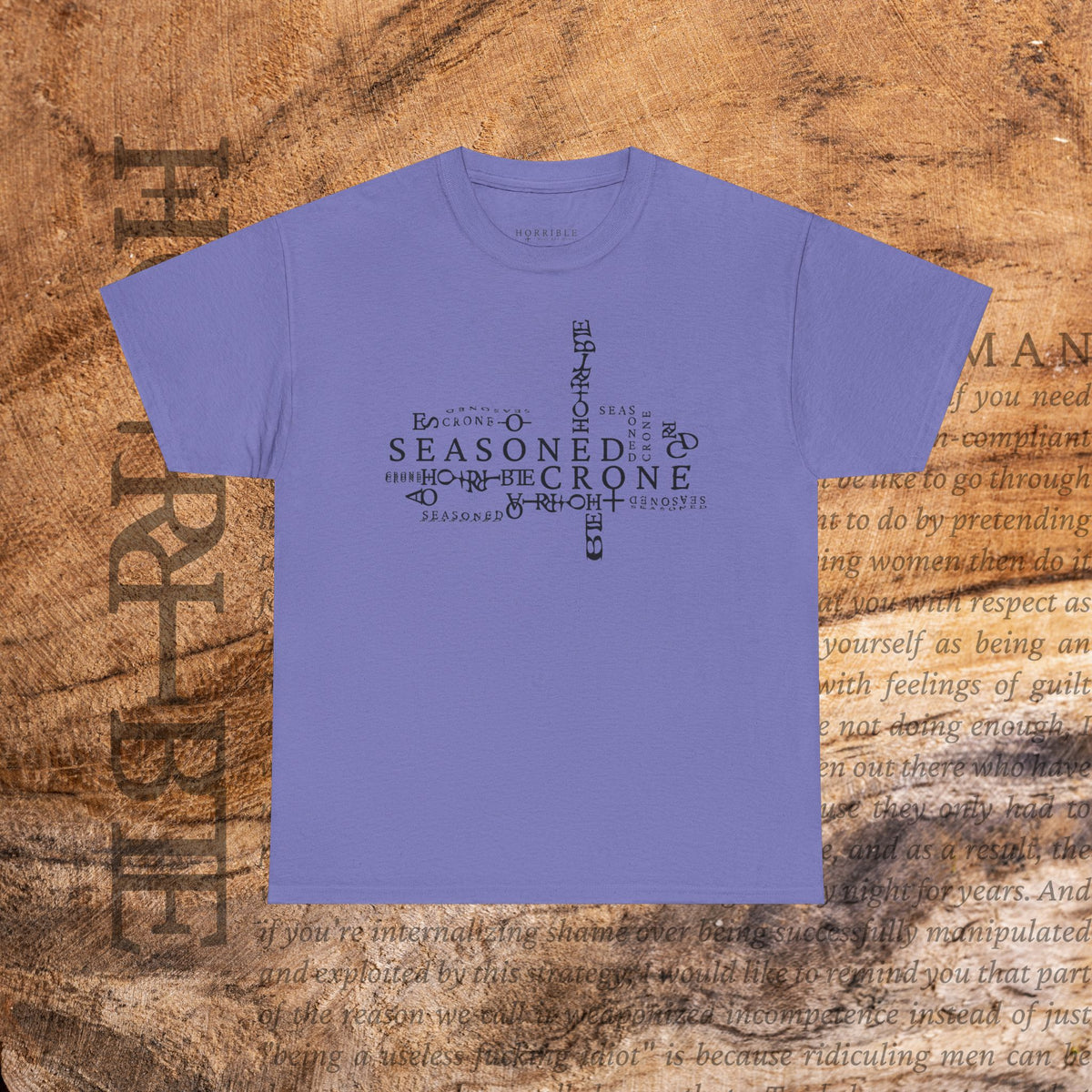“Seasoned Crone” - Heavy Cotton Tee