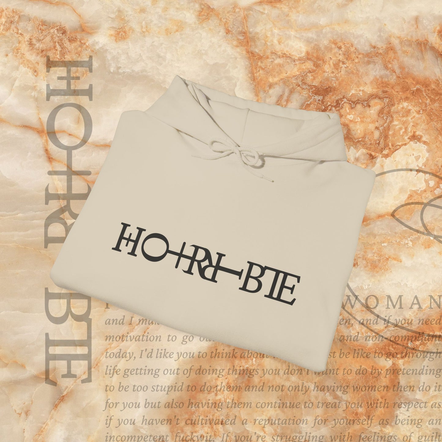 "Cryptically Horrible" - Cozy Hoodie