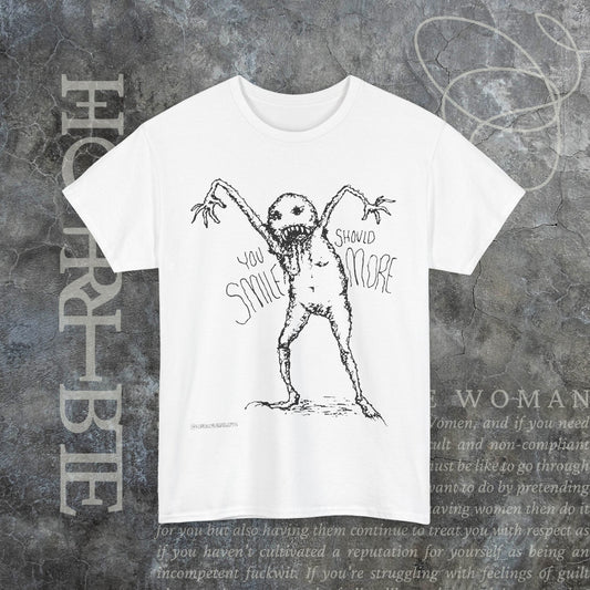 "You Should Smile More" - Heavy Cotton Tee