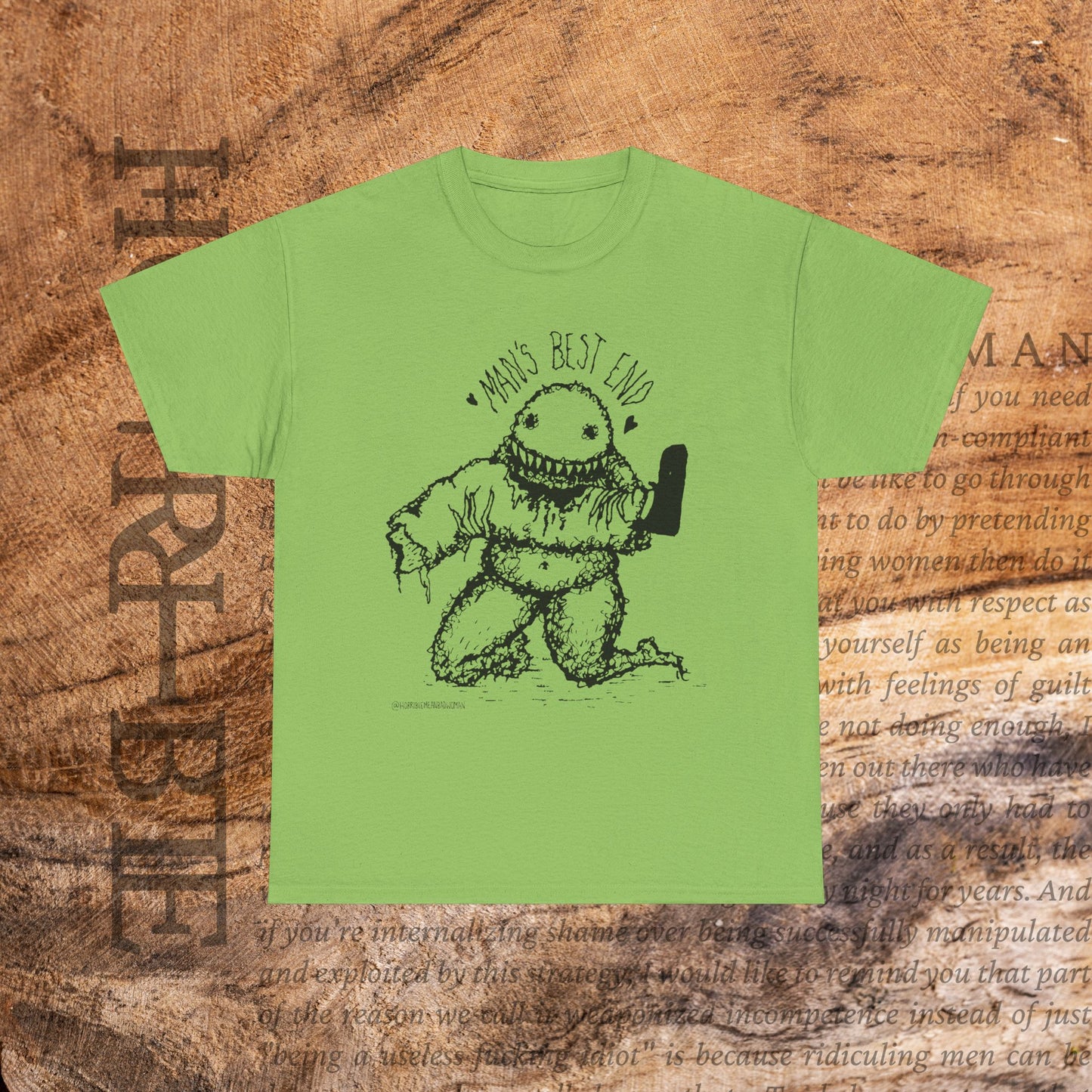 “Man’s Best End” - Heavy Cotton Tee