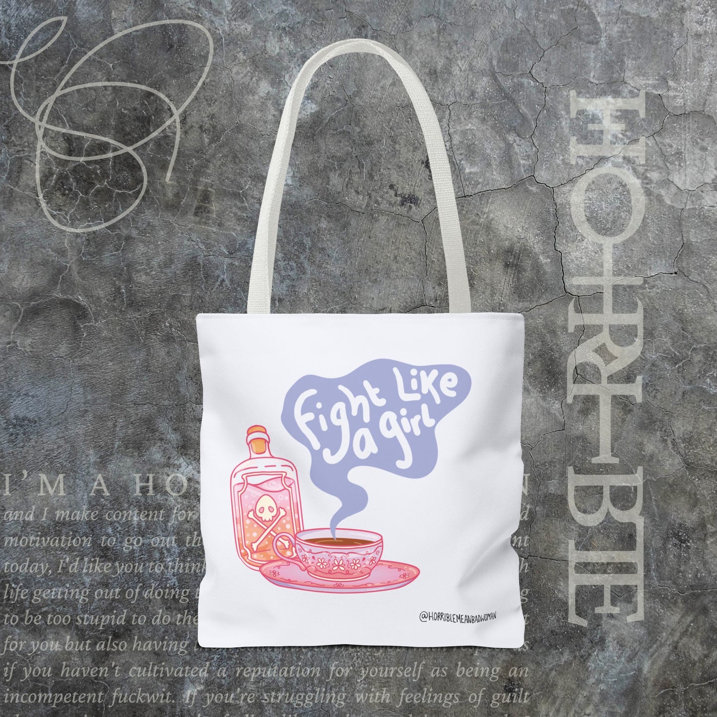 "Fight Like a Girl" - Tote Bag