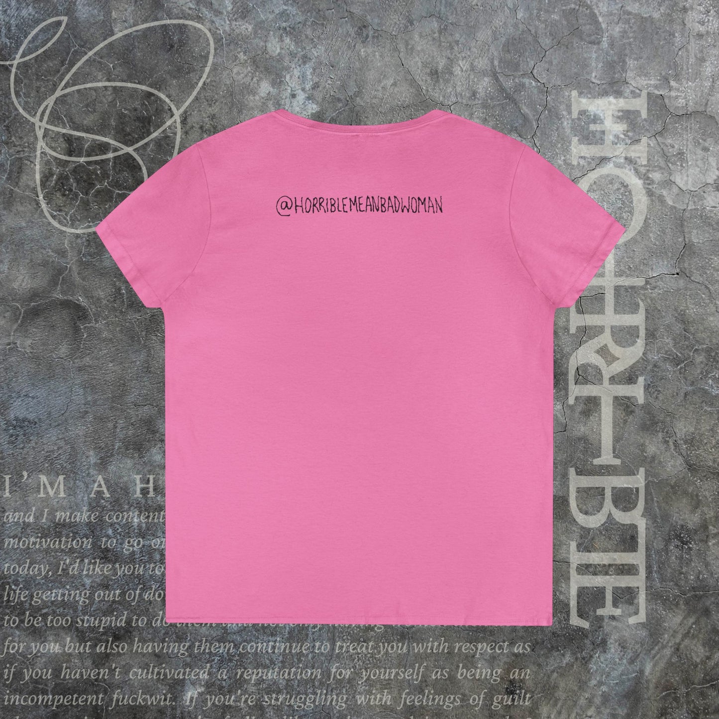 "Cryptically Horrible" - V-Neck T-Shirt