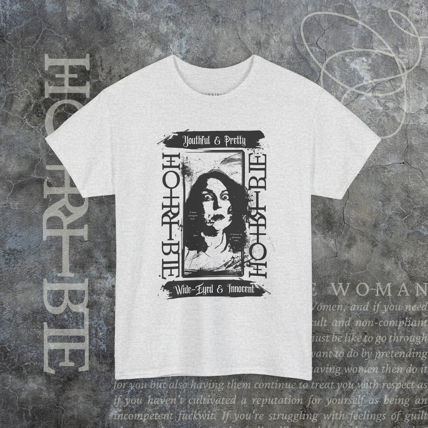 "Wide Eyed & Innocent" - Heavy Cotton Tee