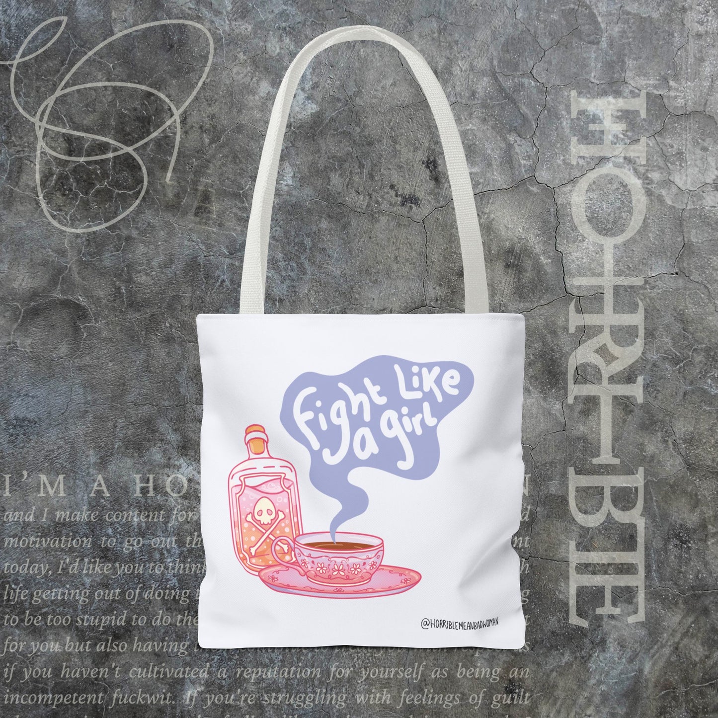 "Fight Like a Girl" - Tote Bag