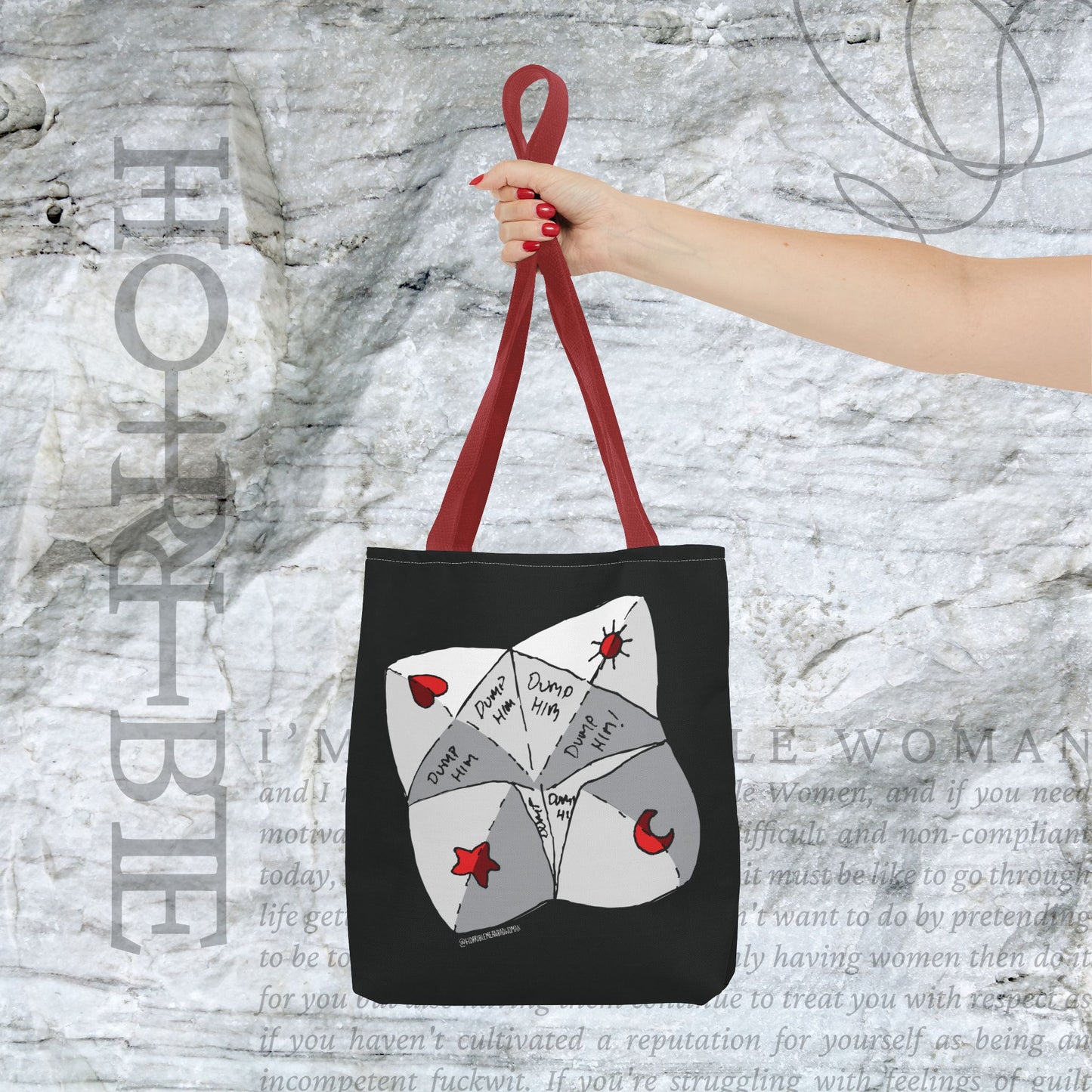 "Dump Him Chatterbox" - Tote Bag