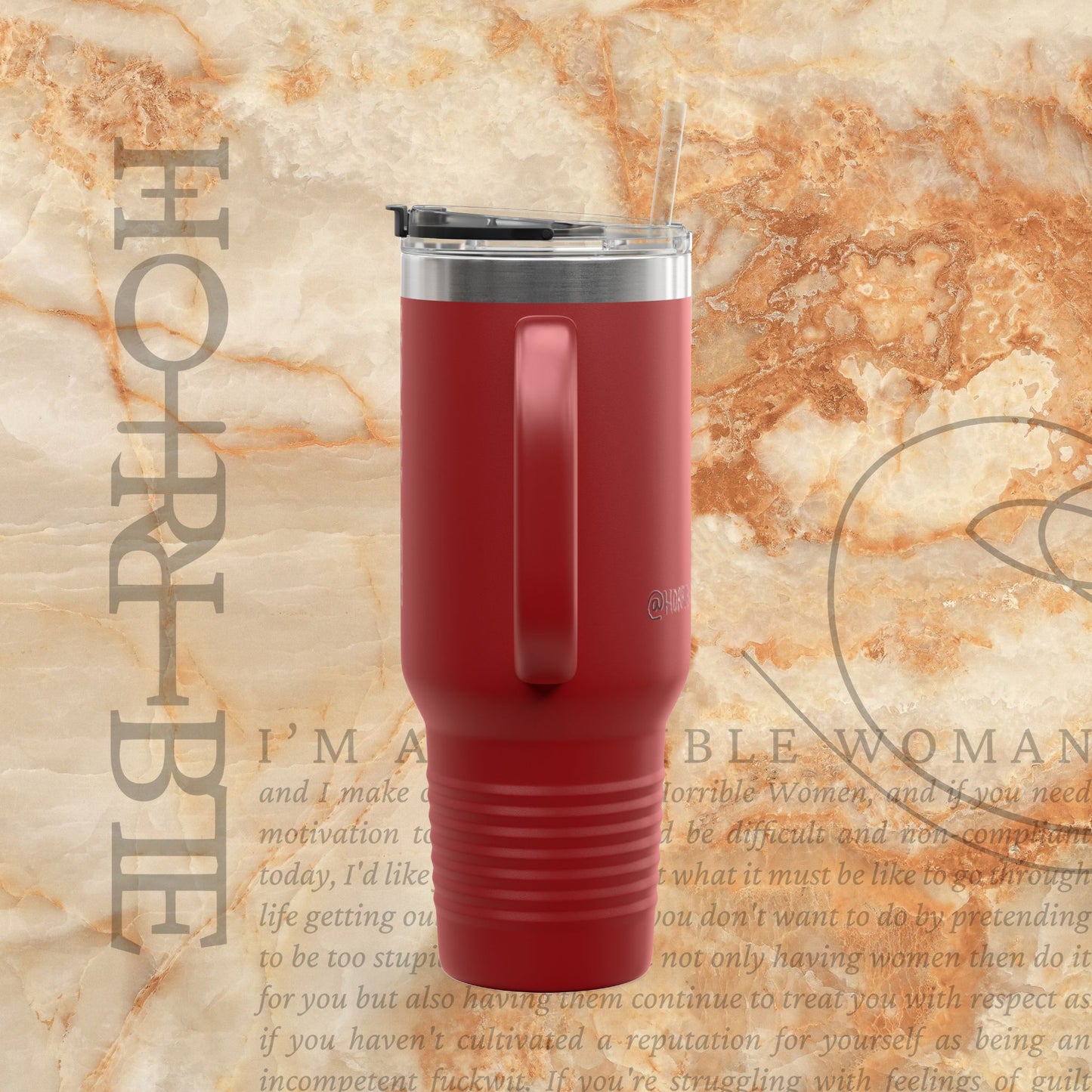 "Cryptically Horrible" - Insulated Travel Mug