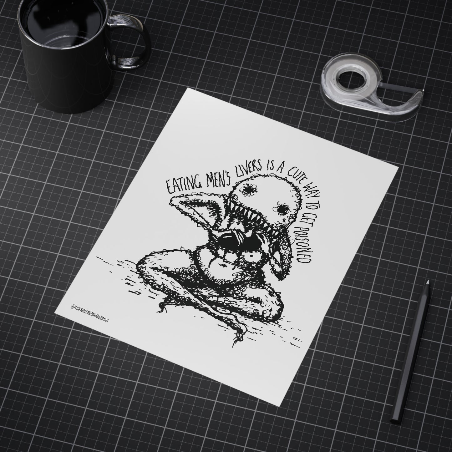 "A Cute Way To Get Poisoned" - Art Print