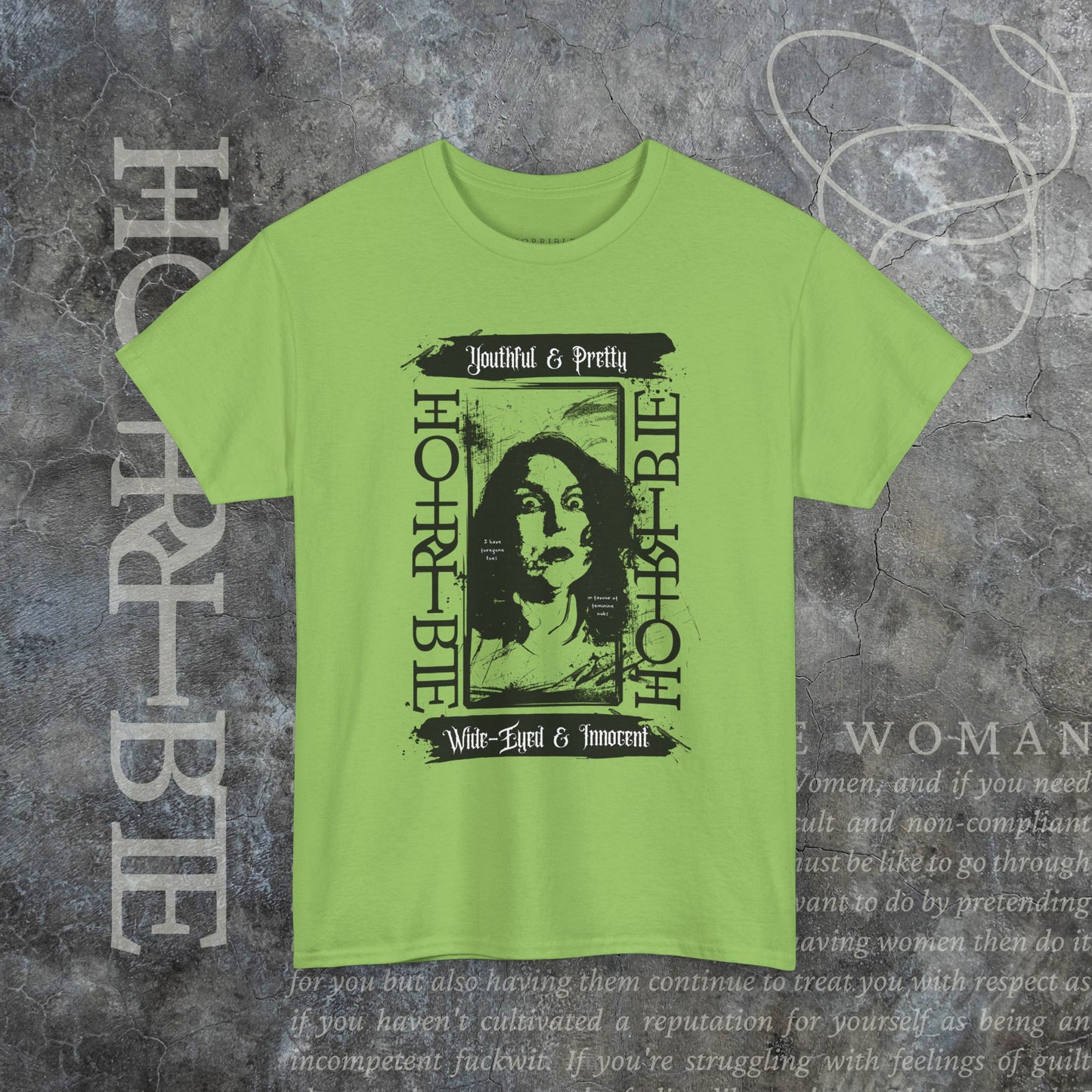 "Wide Eyed & Innocent" - Heavy Cotton Tee