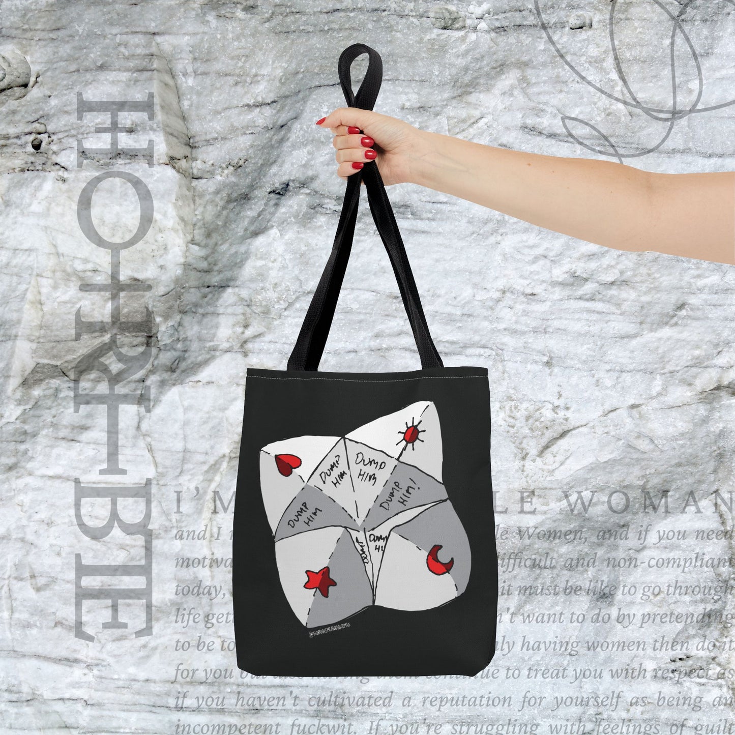 "Dump Him Chatterbox" - Tote Bag