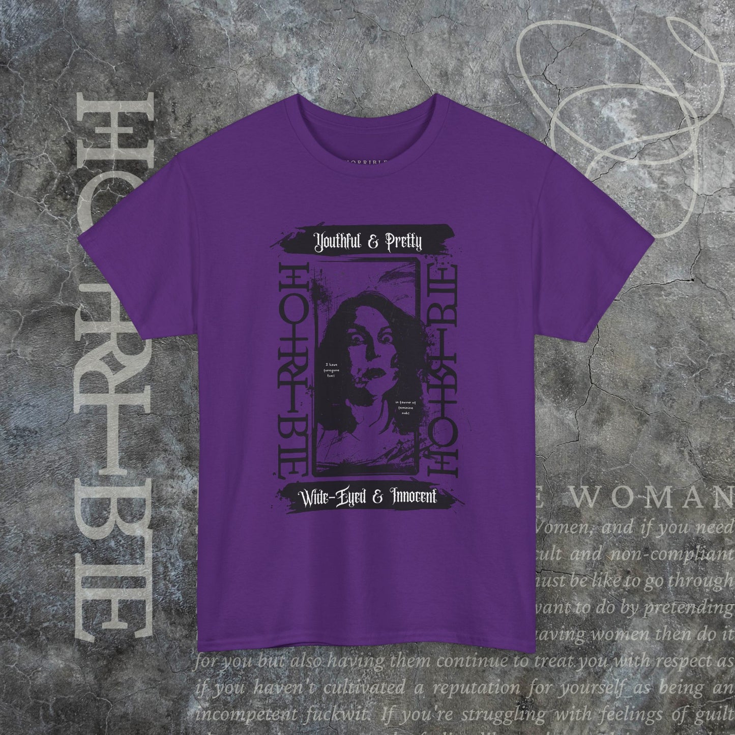 "Wide Eyed & Innocent" - Heavy Cotton Tee