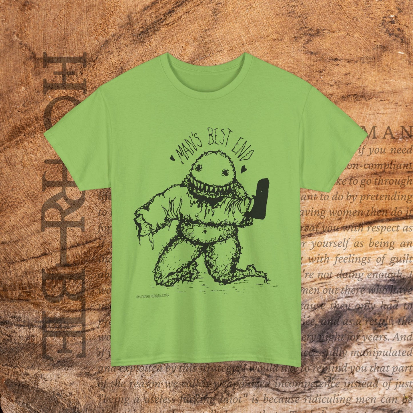 “Man’s Best End” - Heavy Cotton Tee