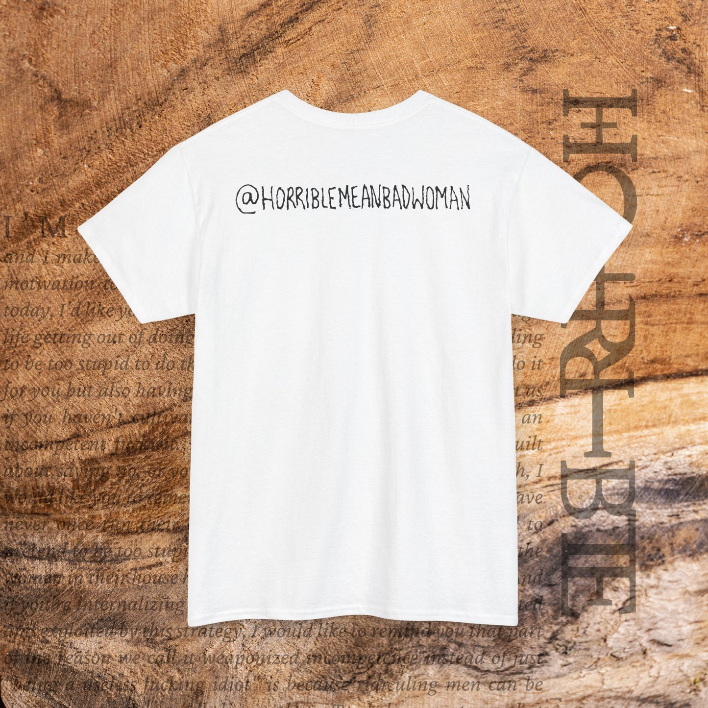 "Internalized Shame/Externalized Anger" - Heavy Cotton Tee