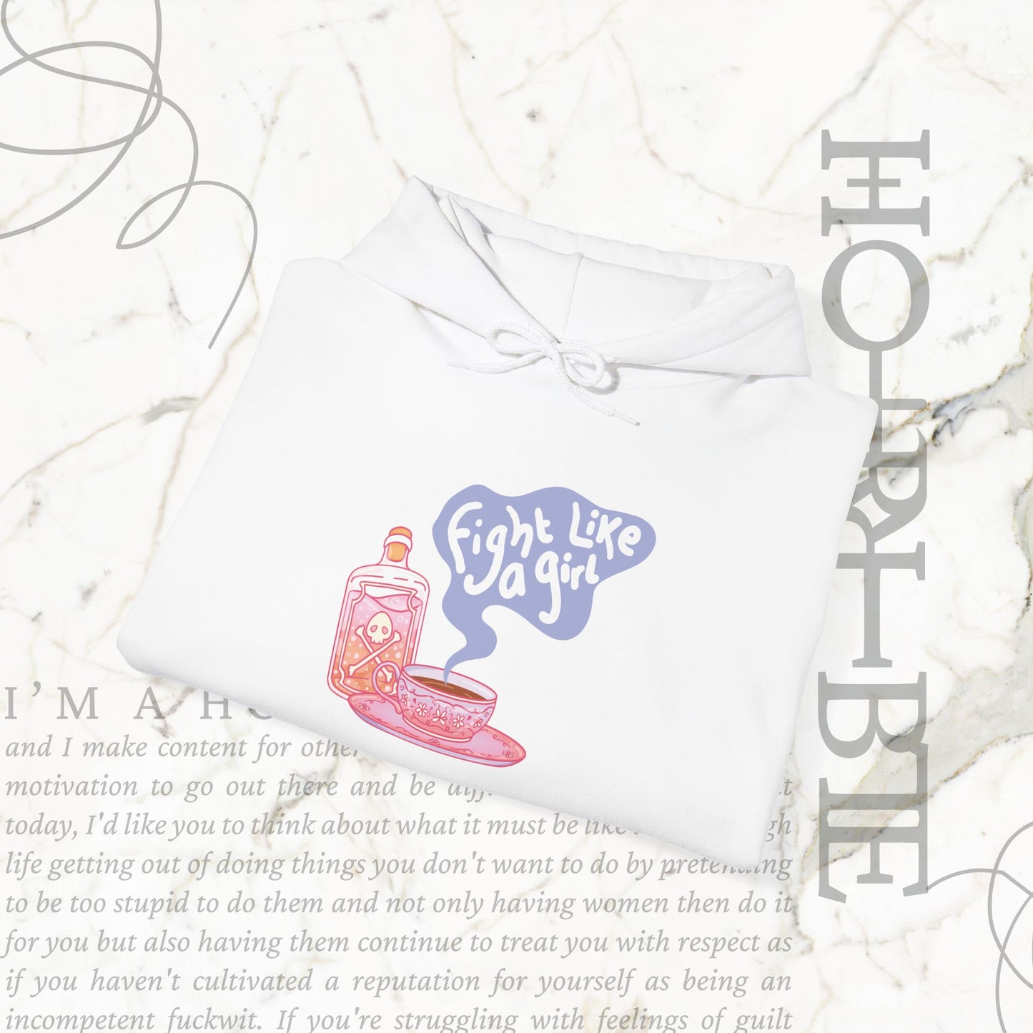 "Fight Like a Girl" - Cozy Hoodie