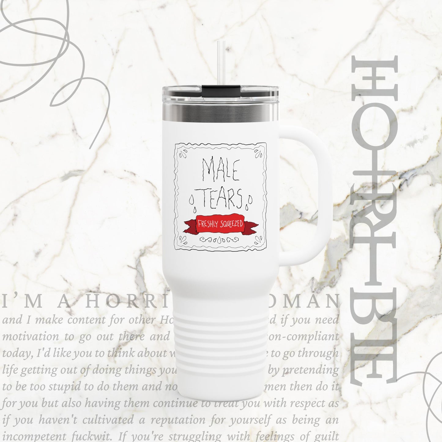 "Male Tears" - Insulated Travel Mug