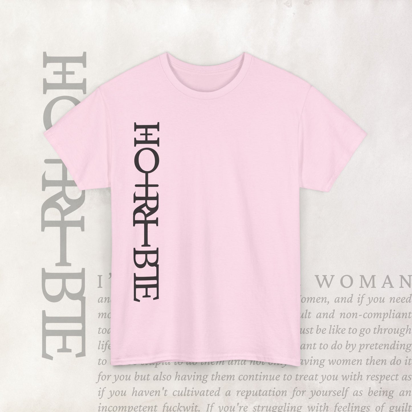 "Cryptically Horrible" - Heavy Cotton Tee