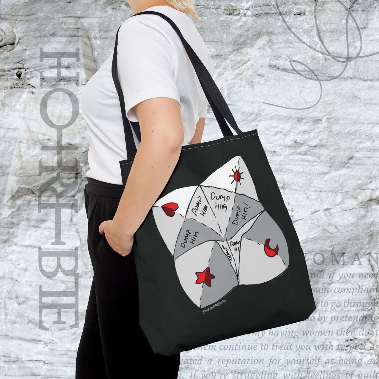 "Dump Him Chatterbox" - Tote Bag