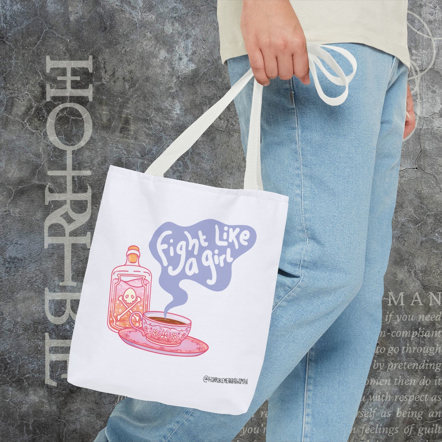 "Fight Like a Girl" - Tote Bag