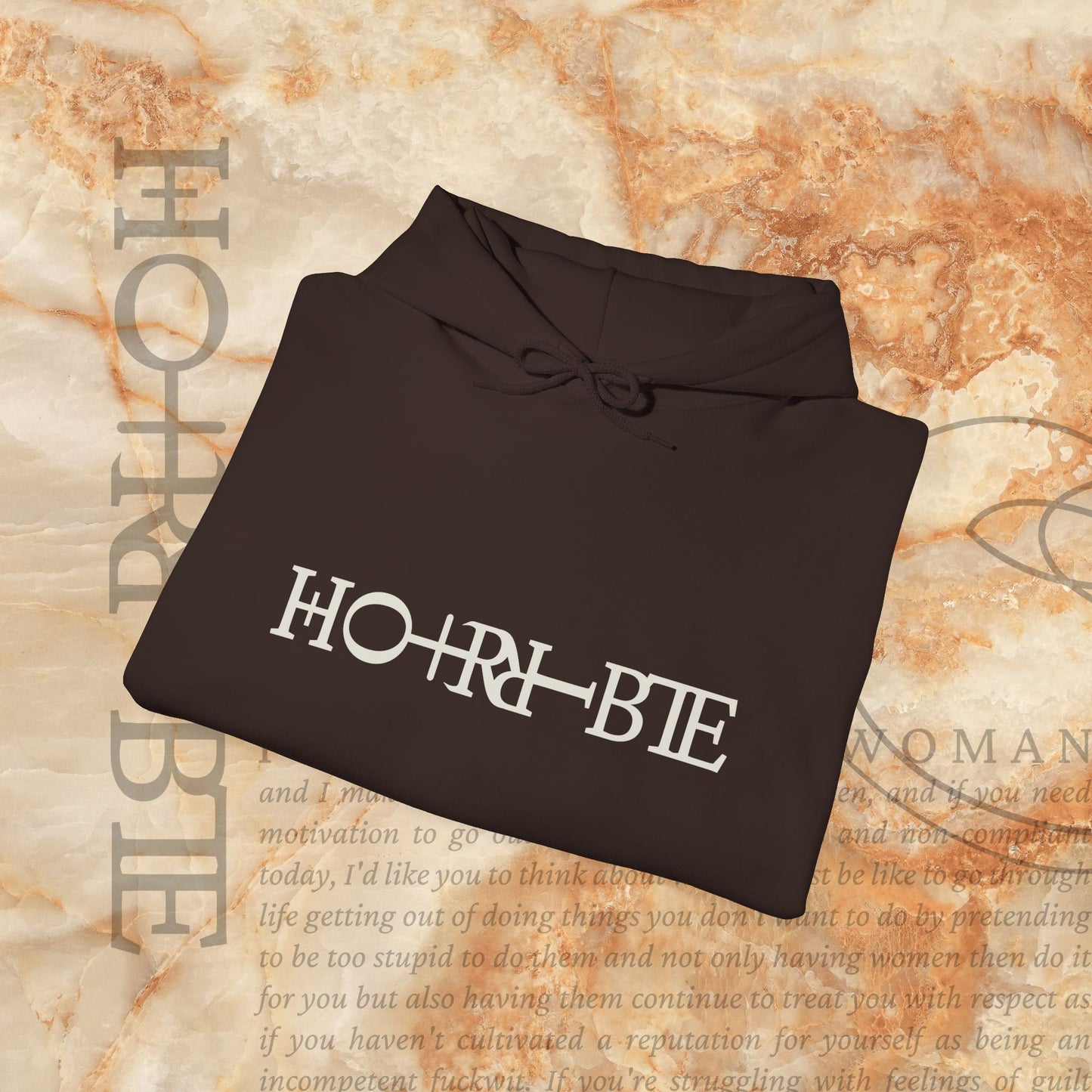 "Cryptically Horrible" - Cozy Hoodie