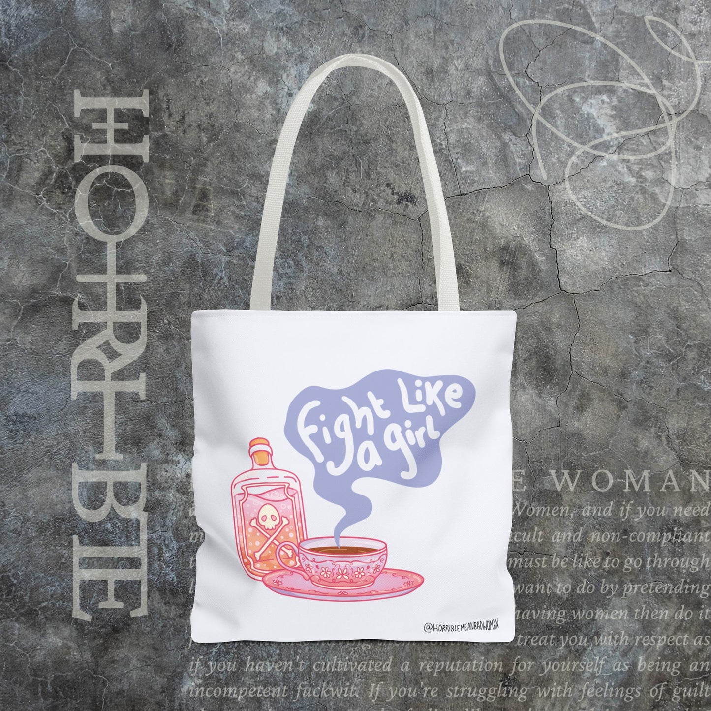 "Fight Like a Girl" - Tote Bag