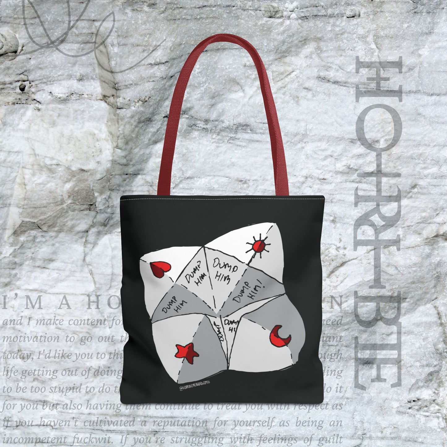 "Dump Him Chatterbox" - Tote Bag