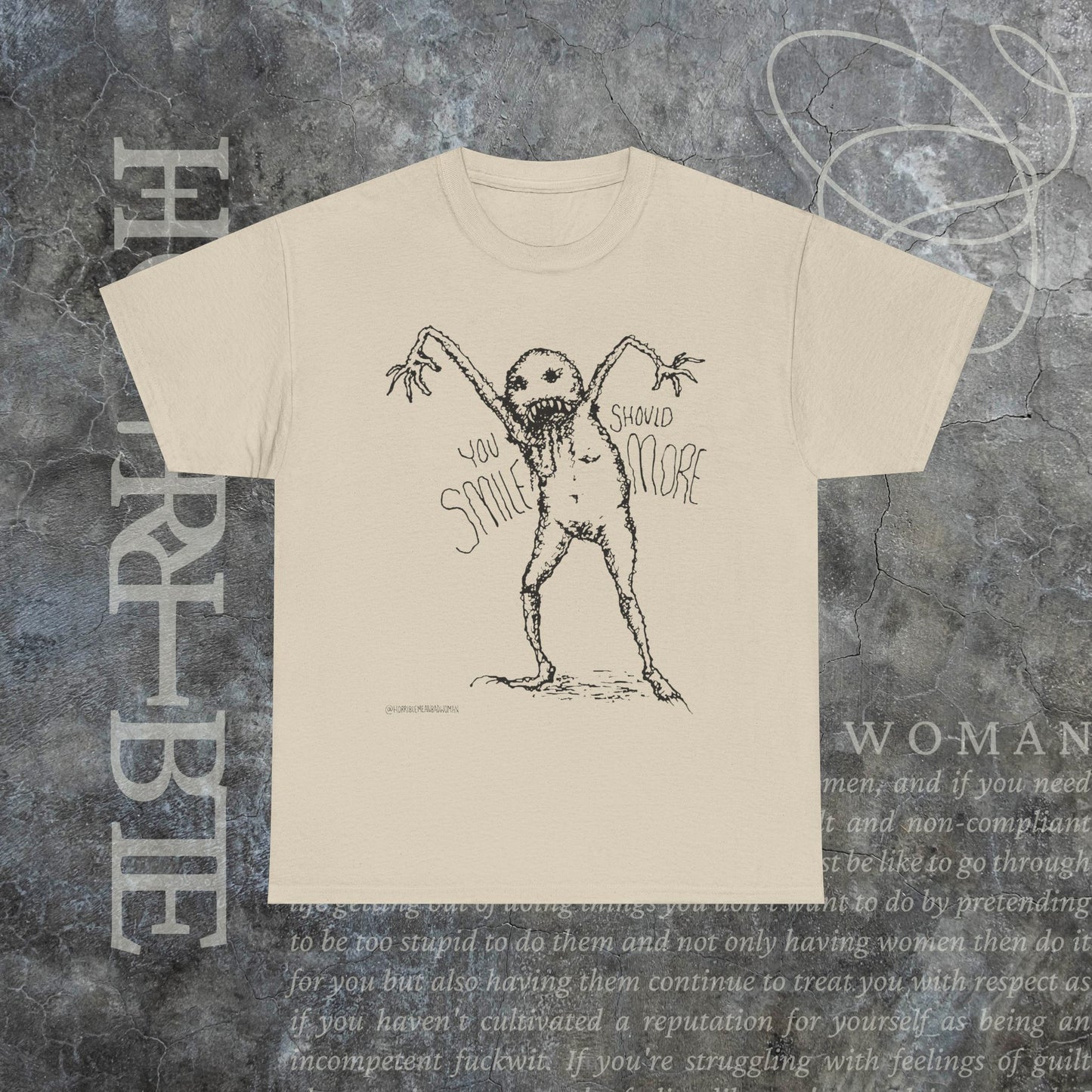 "You Should Smile More" - Heavy Cotton Tee