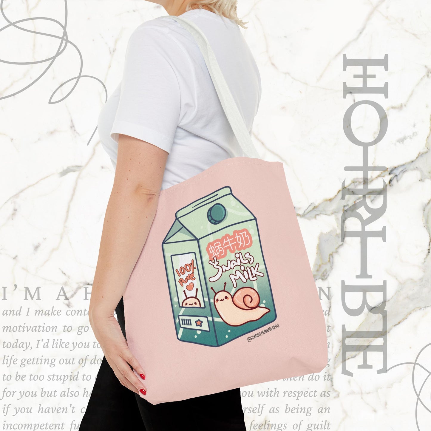 "Snail Milk" - Tote Bag