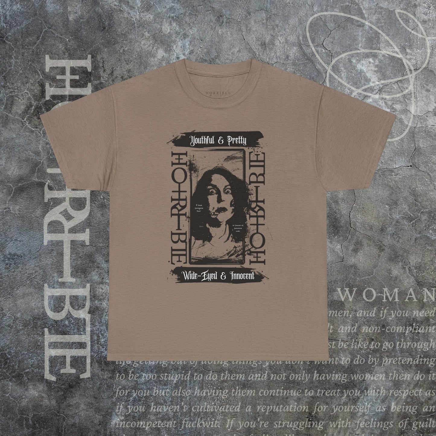 "Wide Eyed & Innocent" - Heavy Cotton Tee