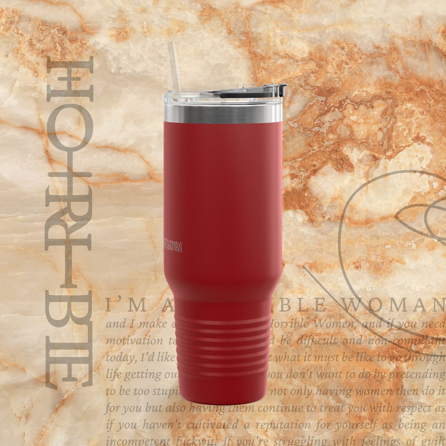 "Cryptically Horrible" - Insulated Travel Mug