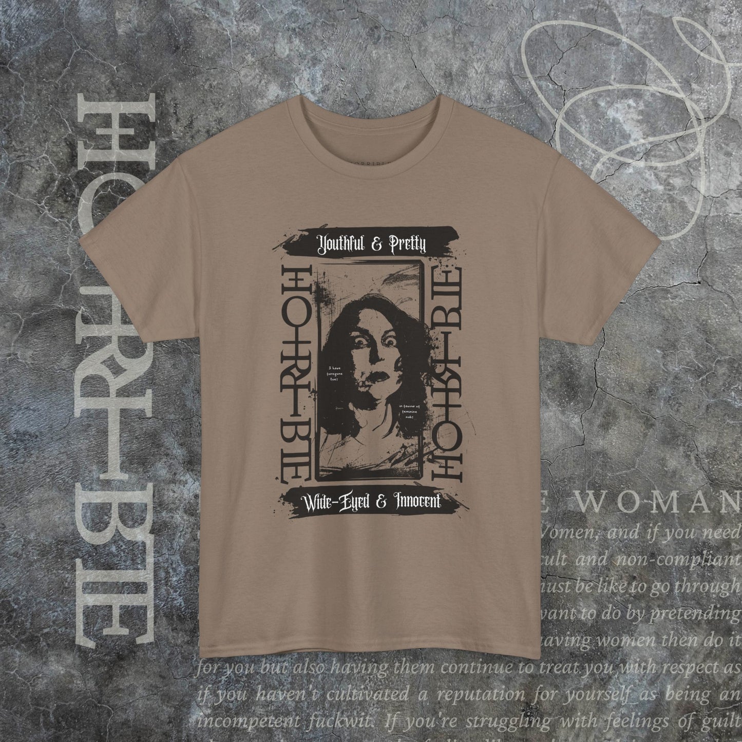"Wide Eyed & Innocent" - Heavy Cotton Tee