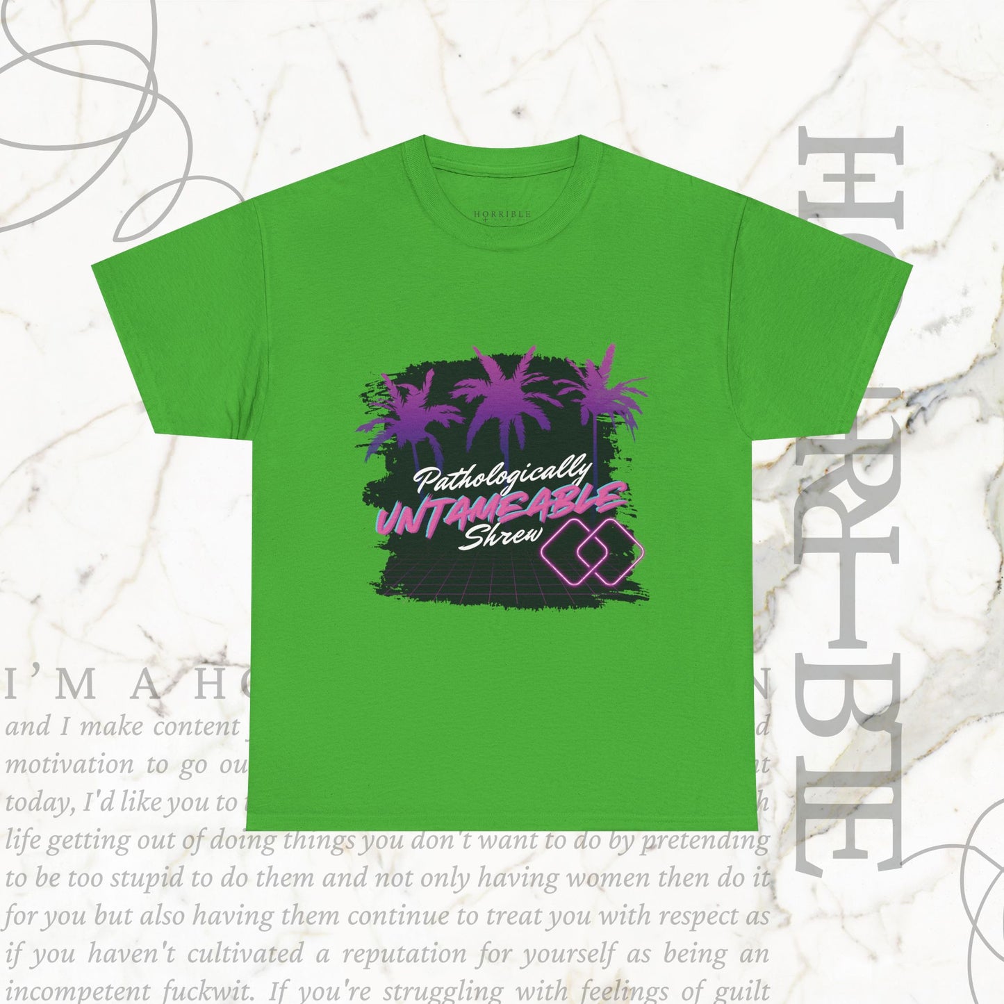 "Pathologically Untameable Shrew" - Heavy Cotton Tee