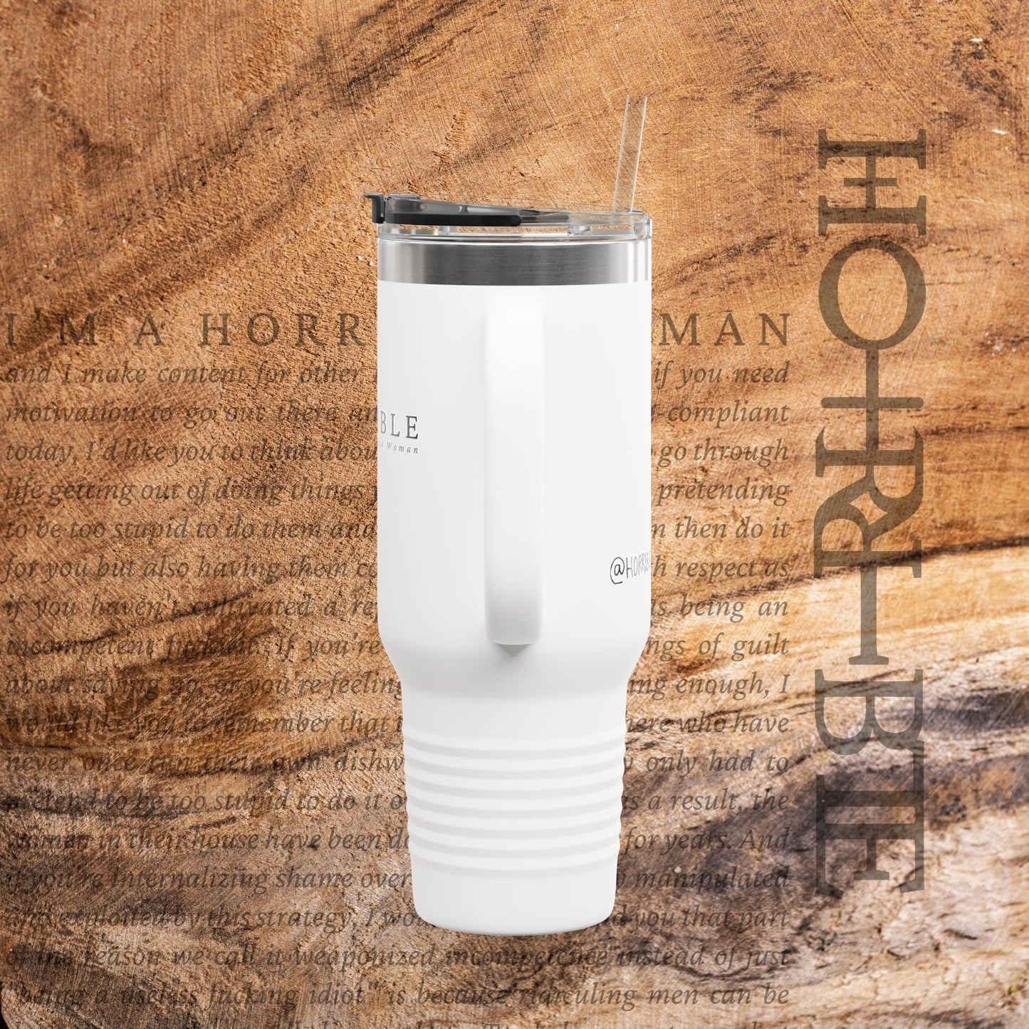 "The Original Horrible Mean Bad Woman" - Insulated Travel Mug