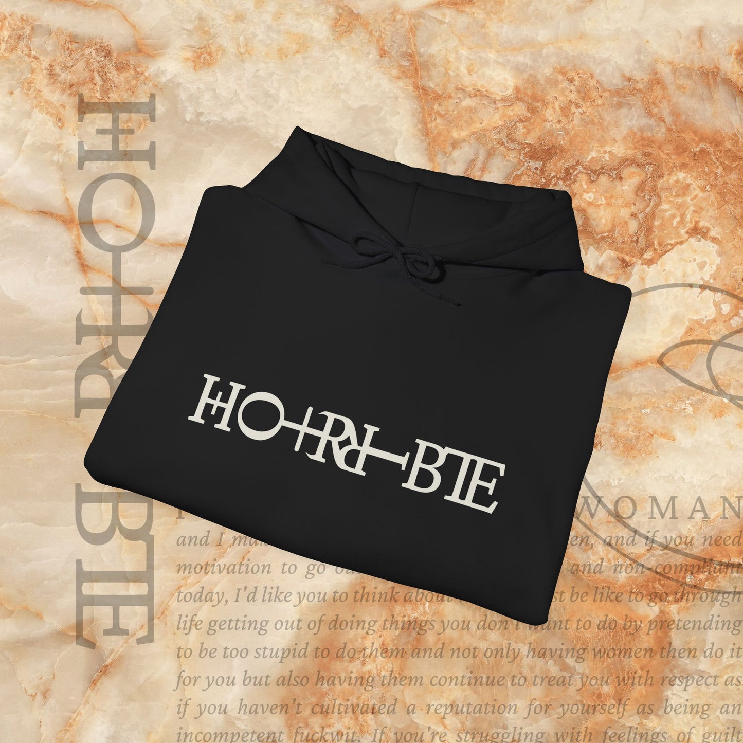 "Cryptically Horrible" - Cozy Hoodie