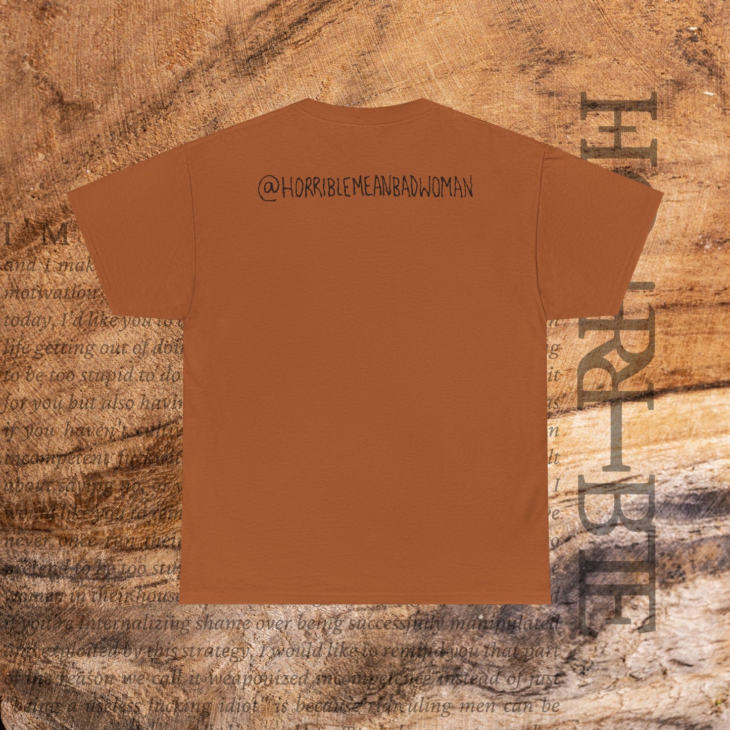 "Internalized Shame/Externalized Anger" - Heavy Cotton Tee