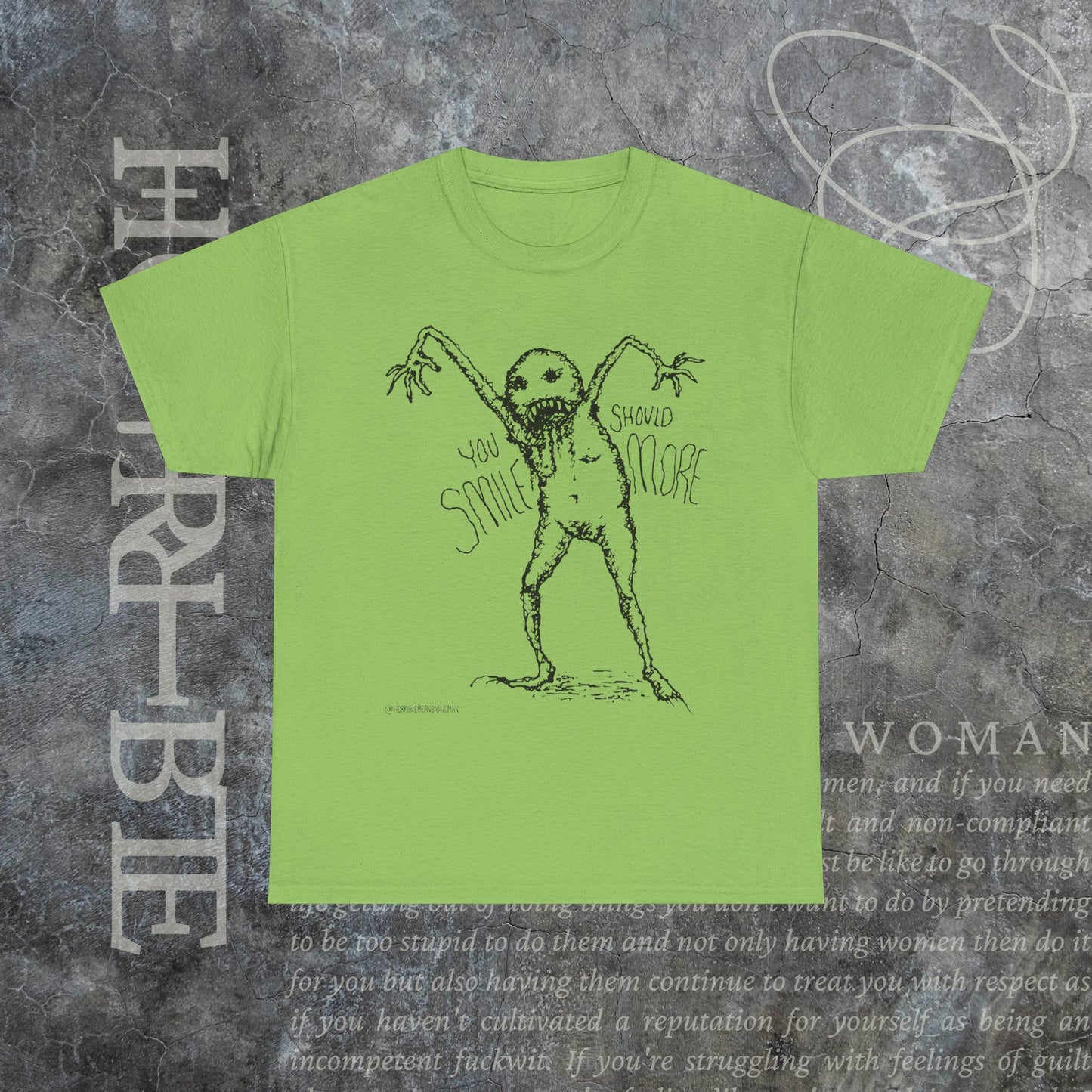 "You Should Smile More" - Heavy Cotton Tee