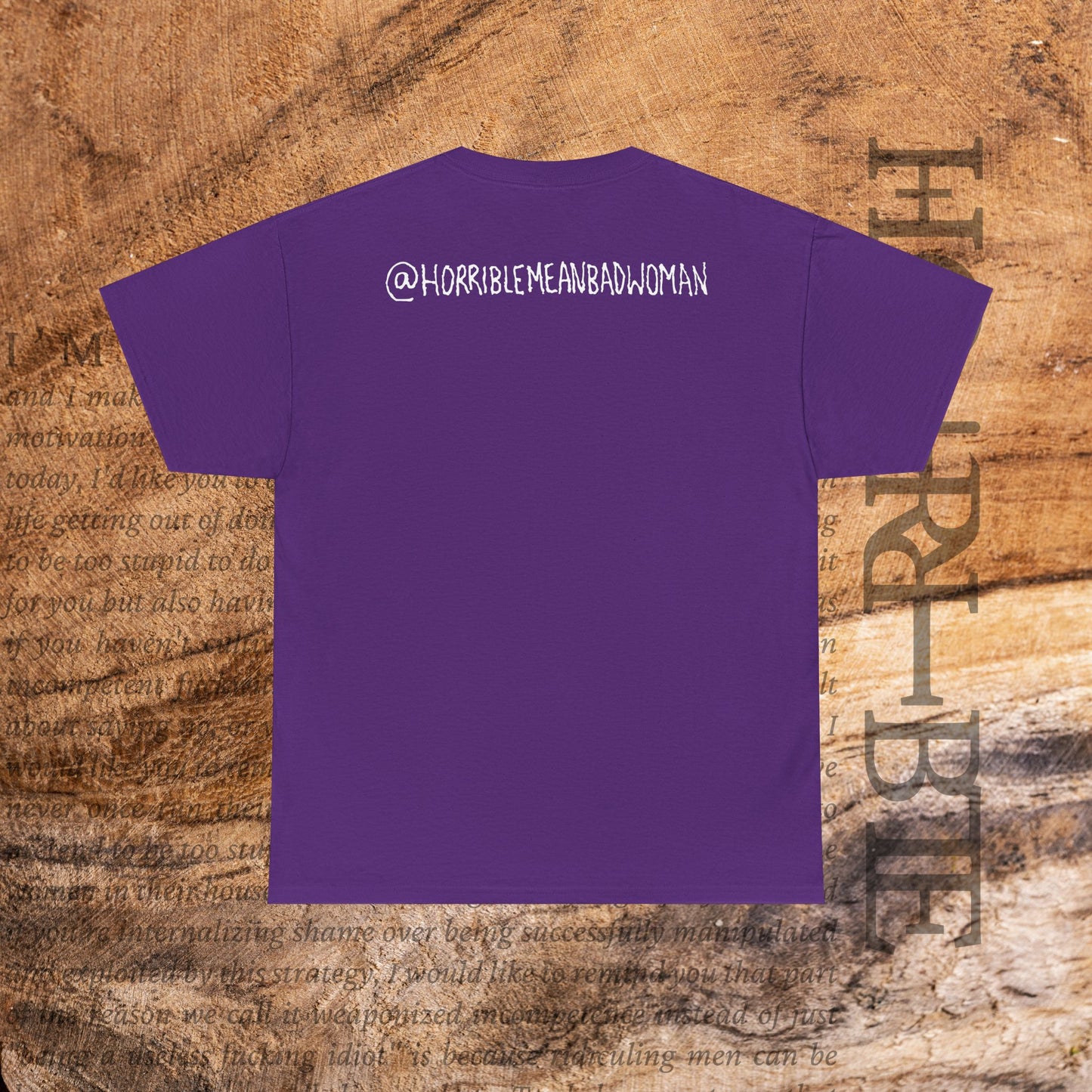 "Internalized Shame/Externalized Anger" - Heavy Cotton Tee